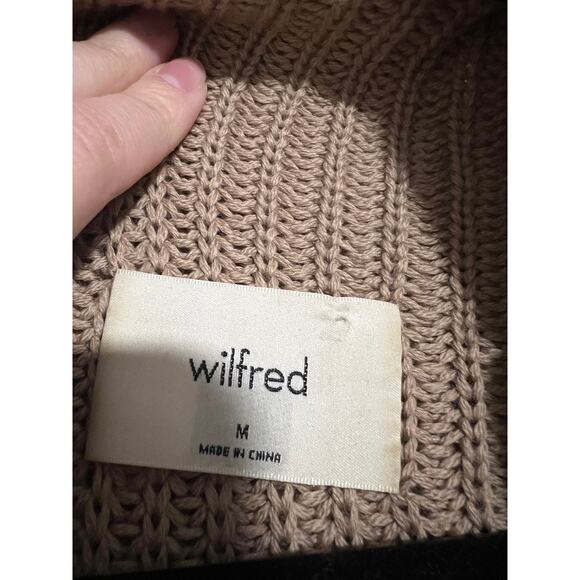 Wilfred Women's Montpellier Turtleneck Sweater Heather Constant Camel Size M - Picture 8 of 10